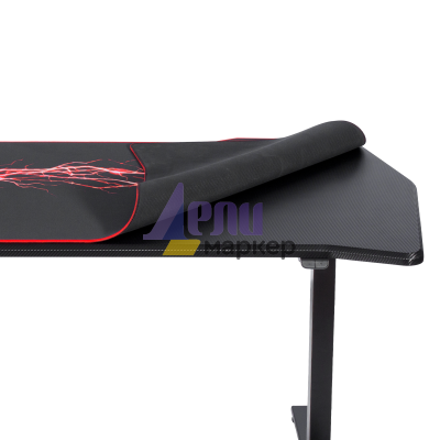 Ергономично геймърско бюро Carmen CR-116 G  - черно - червено