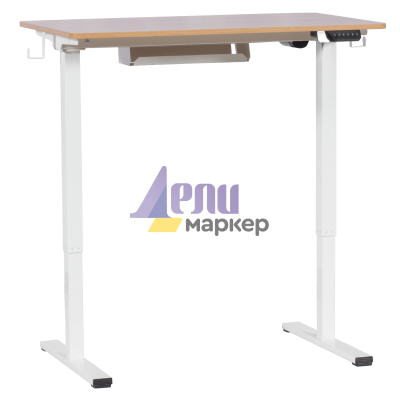 Ергономично регулируемо бюро Carmen CR- 4024 - бук-бял