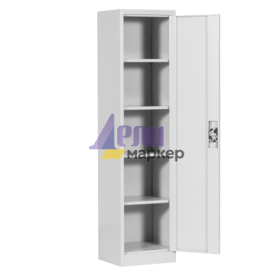 Метален шкаф Carmen CR-1241 E L - сив