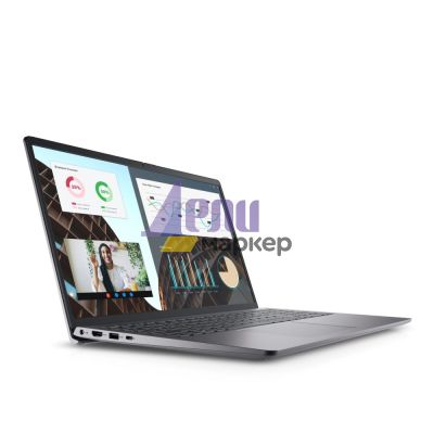 Лаптоп Dell Vostro 3530, Intel Core i5-1335U (12 MB Cache up to 4.60 GHz), 15.6" FHD (1920x1080) AG 120Hz WVA 250nits, 8GB, 1x8GB DDR4, 512GB PCIe M.2, UHD Graphics, HD Cam and Mic, 802.11ac, Backilit KB, Win 11 Pro, Titan Gray Aluminum, 3Y BOS