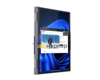 Лаптоп Lenovo ThinkPad X1 Yoga G7 Intel Core i7-1260P (up to 4.7GHz, 18MB), 16GB LPDDR5 5200MHz, 512GB SSD, 14" WQUXGA (3840x2400) OLED AR, Touch, Intel Iris Xe Graphics, WLAN, BT, WWAN, IR&1080p Cam, Backlit KB, FPR, Grey, Win 11 Pro, 3Y+Fury Gaming Chai