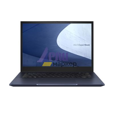 Лаптоп Asus ExpertBook B7 Flip B7402FEA-L90159, Intel Core i7-1195G7 2.9 GHz (12M Cache, up to 5.0 GHz, 4 cores), 14"WQXGA (2560 x 1600)Touch 16:10, 16GB DDR4, PCIe 3.0x4  512GB SSD,Intel Iris X,HDMI,2xThunderbolt,RJ45, No OS, Illim.Kbd.,Star Black