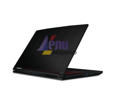 Лаптоп MSI Thin GF63 12UDX, i5-12450H (8C/12T up to 4.40 GHz, 12 MB), 15.6" FHD (1920x1080) AG, 144Hz, IPS-Level, 8GB DDR4 (1x8 3200MHz), 512GB NVMe PCIe SSD Gen4x4, RTX 3050 6GB GDDR6, 1x 2.5" FREE, WiFi 6, BT5.2, 3 cell, 52.4Whr, Red Backlit KBD, Black