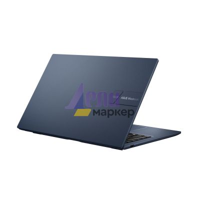 Лаптоп Asus Vivobook X1504VA-BQ512W, INTEL I5-1335U, 15.6" IPS-level Panel ,FHD, (1920x1080), DDR4 8GB(ON BD.), SSD 512G PCIE G3X2,Windows 11, Quiet Blue