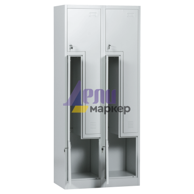 Метален шкаф Carmen CR-1280 L - сив