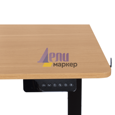 Ергономично регулируемо бюро Carmen CR- 4824 - бук-черен