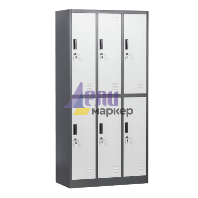 Метален шкаф Carmen CR-1243 E К SAND - графит - сив