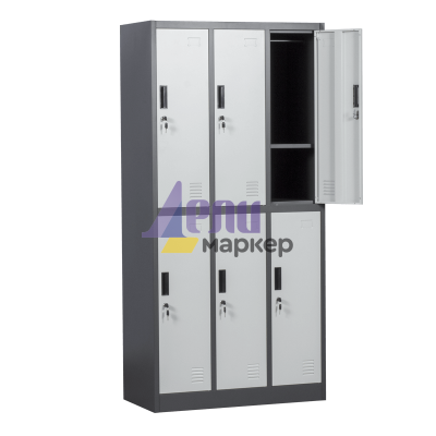 Метален шкаф Carmen CR-1243 E К SAND - графит - сив