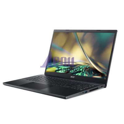 Лаптоп Acer Aspire 7 Performance, A715-76G-72V1, Intel Core i7 -12650H (up to 4.70 GHz, 16MB), 15.6" FHD IPS, 16GB DDR4, 1024GB NVMe SSD, RTX 2050 4GB GDDR6, Wi-Fi AX+BT5.2, HD Cam + Mic, No OS, Black