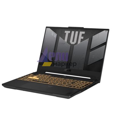 Лаптоп Asus TUF F15 FX507ZV4-LP047, Intel i7-12700H,2.3 GHz, 15.6" FHD AG (1920x1080)144Hz,16GB DDR4 3200MHz (2x8 GB), 1TB SSD M.2,RTX 4060  8 GB GDDR6, WiFi 6, RGB Illum. Kbd, no OS, Mecha Gray