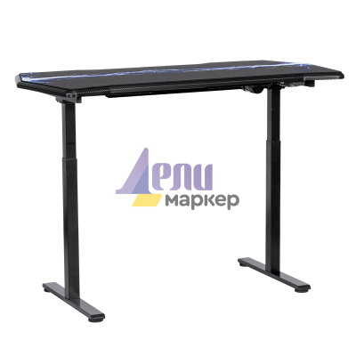 Ергономично геймърско бюро Carmen CR-116 G - черно - син