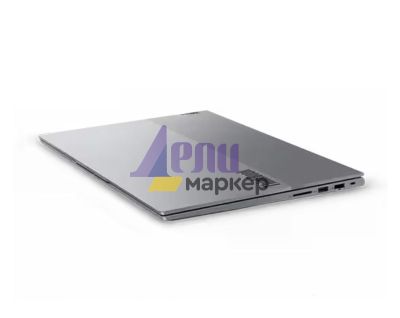 Лаптоп Lenovo ThinkBook 16 G6 Intel Core i7-13700H (up to 5GHz, 24MB), 32GB (16+16) DDR5 5200MHz, 1TB SSD, 16" WUXGA (1920x1200) IPS AG, Intel Iris Xe Graphics, 1080p&IR Cam, WLAN, BT, Backlit KB, FPR, Arctic Grey, DOS, 3Y