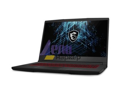 Лаптоп MSI GF63 Thin 11UC, i5-11260H (6C/12T up to 4.40 GHz, 12MB), 15.6" FHD (1920x1080) AG, 144Hz, IPS-Level, HM570, DDR4 8GB (3200MHz), 512GB NVMe PCIe Gen3x4, RTX3050 4GB GDDR6, Intel Wi-Fi 6, BT5.2, 3 cell, 52.4Whr Black, Single backlight KB(Red), Bl