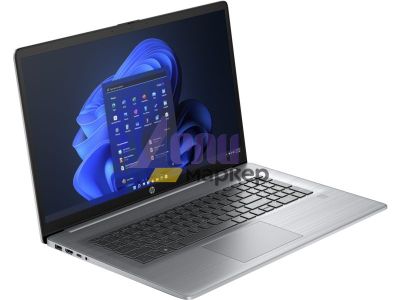 Лаптоп HP 470 G10 Asteroid Silver, Core i5-1335U(up to 4.6GHz/12MB/10C), 17.3" FHD IPS AG 300nits, 16GB 3200Mhz 1DIMM, 512GB PCIe SSD, WiFi 6 + BT 5.3, Backlit Kbd, 3C Batt, Free DOS