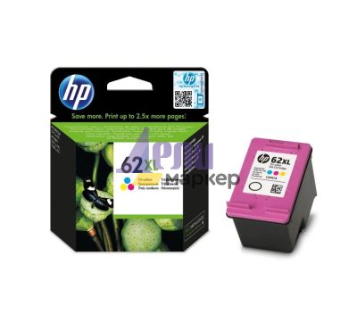 Консуматив HP 62XL High Yield Tri-color Original Ink Cartridge