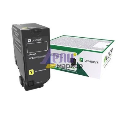 Консуматив Lexmark 75B20Y0 CS728, CS/CX727 Yellow Return Programme 10K Toner Cartridge