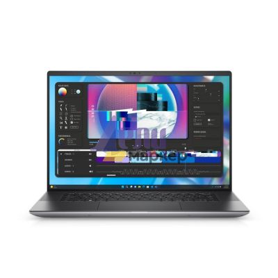 Лаптоп Dell Precision 5680, Intel Core i9-13900H (24MB, 14C,2.6-5.4GHz), 16" OLED touch (3840x2400), WLED DCI-P3 99%, 400 nits, Cam, 32GB (2x16 GB) LPDDR5, 6000MT/s, 1TB M.2 Gen 4 PCIe, NVIDIA RTX 3500 Ada, 12GB GDDR6, Wi-Fi 6/6E, BT, Backlit, Win 11 Pro,