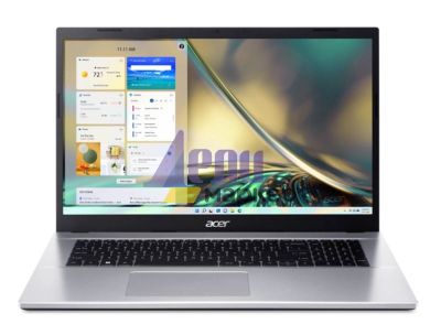 Лаптоп Acer Aspire 3, A317-54-32TL, Core i3 1215U, (up to 4.40Ghz, 10MB), 17.3" FHD (1920x1080) IPS SlimBezel AG, 1*8GB DDR4, 512GB SSD PCIe, Intel UMA Graphics,Cam&Mic, 802.11ac + BT, No OS, Silver