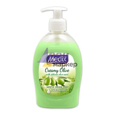 Течен сапун Medix Помпа 400 ml Creamy Olive