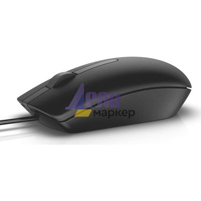 Мишка Dell MS116 Оптична, USB, Черна