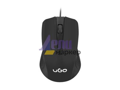 Мишка uGo Mouse UMY-1213 Оптична, USB, Черна