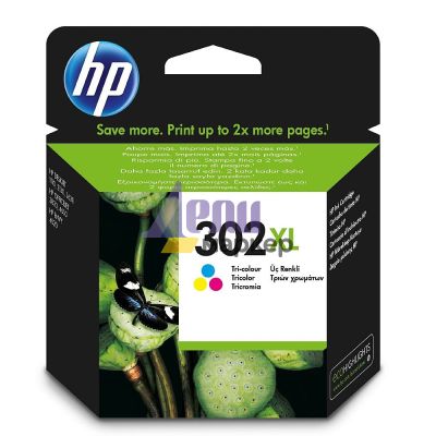 Консуматив HP 302XL High Yield Tri-color Original Ink Cartridge