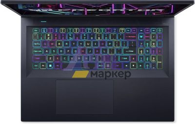 Лаптоп Acer Predator Neo PHN18-71-7972, Intel Core i7-14650HX (up to 5.10GHz, 30MB), 18" WQXGA (2560x1600) IPS 165Hz, 16GB DDR5 5600MHz, 1024GB PCIe NVMe SED SSD, RTX 4060 8GB GDDR6, Wi-Fi 6 AX INTEL Killer, BT, HDcam+mic, RGB-backlit Kb, Black, No OS
