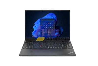 Лаптоп Lenovo ThinkPad E16 G1 Intel Core i5-1335U (up to 4.6GHz, 12MB), 16GB (8+8) DDR4 3200MHz, 512GB SSD, 16" WUXGA (1920x1200) IPS AG, Intel Iris Xe Graphics, WLAN, BT, 1080p&IR Cam, Backlit KB, FPR, 3 cell, Graphite Black, DOS, 3Y