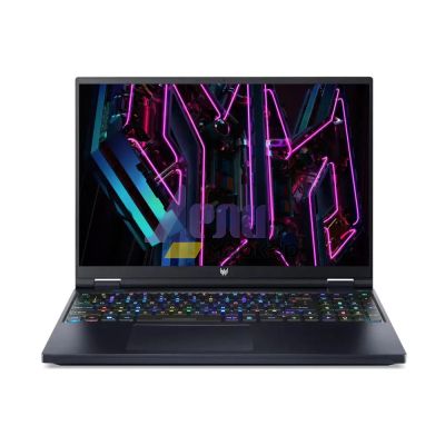 Лаптоп Acer Predator, PH16-71-73ZB, Intel Core i7-13700HX (3.70GHz up to 5.00GHz, 54MB), 16" WQXGA (2560x1600) IPS 240Hz, 16GB DDR5 4800MHz(1 slot free), 1024GB PCIe, RTX 4070 8GB GDDR6, WIFI 6E BT INTEL Killer, MicroSD, FHDcam+mic, RGB-backlit Kb, Win 11