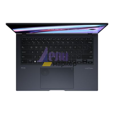 Лаптоп Asus Zenbook Pro OLED UX6404VV-OLED-P941X, INTEL I9-13900H, OLED 14.5" WQXGA+ (2880 x 1800) 16:10, 32GB LPDDR5(16ON BD),1TB SSD, RTX 4060 8GB GDDR6,DIALPAD,Windows 11 Pro, Bag, Tech Black