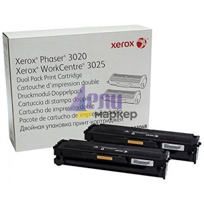 Консуматив Xerox Phaser 3020 / WorkCentre 3025 Dual Pack Print Cartridge