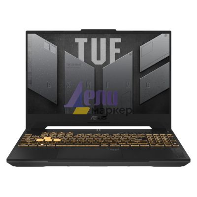 Лаптоп Asus TUF F15 FX507VU-LP139,Inteli7-13620H 2.4 GHz (24M  Cache, up to 4.9 GHz, 10 cores), 15.6" FHD (1080 x 1920) 16:9,144Hz,16GB DDR5 ,1TB PCIe 4.0,RTX 4050 6GB GDDR6, Wi-Fi 6(802.11ax)Backlit Chiclet Keyboard 1-Zone RGB, no OS, Mecha Gray