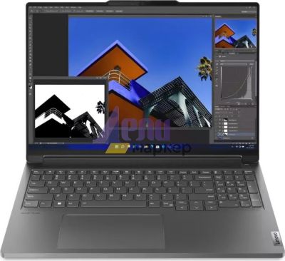 Лаптоп Lenovo ThinkBook 16p G4 Intel Core i7-13700H (up to 5GHz, 24MB), 32GB (16+16) DDR5 5200MHz, 1TB SSD, 16" 3.2K (3200x2000) IPS AG, NVIDIA GeForce RTX 4060/8GB, WLAN, BT, 1080p&IR Cam, Color Calibration, Backlit KB, FPR, Storm Grey, Win11Pro, 3Y
