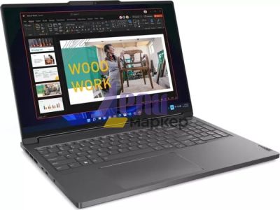 Лаптоп Lenovo ThinkBook 16p G4 Intel Core i7-13700H (up to 5GHz, 24MB), 32GB (16+16) DDR5 5200MHz, 1TB SSD, 16" 3.2K (3200x2000) IPS AG, NVIDIA GeForce RTX 4060/8GB, WLAN, BT, 1080p&IR Cam, Color Calibration, Backlit KB, FPR, Storm Grey, Win11Pro, 3Y