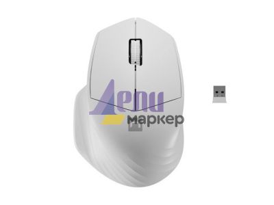 Мишка Natec Mouse Siskin Wireless 1600DPI 2.4GHz + Bluetooth 5.0 Optical White