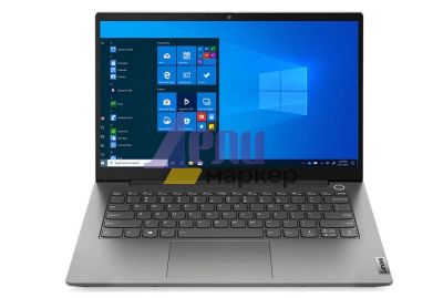 Лаптоп Lenovo ThinkBook 14 G2 Intel Core i3-1115G4 (3GHz up to 4.1GHz, 6MB), 8GB DDR4 3200MHz, 256GB SSD, 14" FHD (1920x1080) IPS AG, Intel UHD Graphics, WLAN, BT, FPR, 720p Cam, 3 cell, Backlit KB, Win 10 Home, 3Y