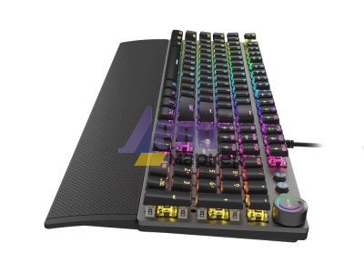Клавиатура Genesis Mechanical Gaming Keyboard Thor 401 RGB Backlight Brown Switch US Layout Software