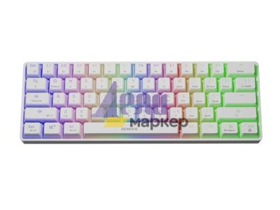 Клавиатура Genesis Mechanical Gaming Keyboard Thor 660 Wireless RGB Backligtht Gateron Red White