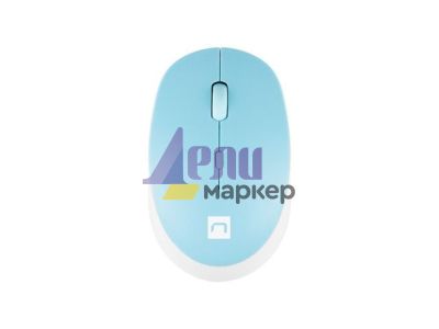 Мишка Natec Mouse Harrier 2, 1600 DPI Bluetooth 5.1 White-Blue