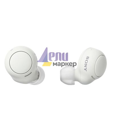 Слушалки Sony Headset WF-C500, white
