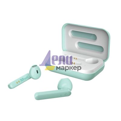 Слушалки TRUST Primo Touch Bluetooth Earphones Mint