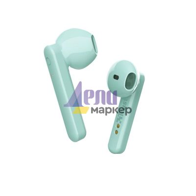 Слушалки TRUST Primo Touch Bluetooth Earphones Mint