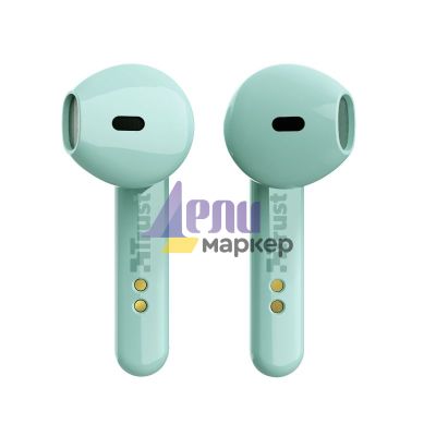 Слушалки TRUST Primo Touch Bluetooth Earphones Mint