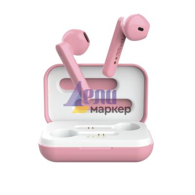 Слушалки TRUST Primo Touch Bluetooth Earphones Pink