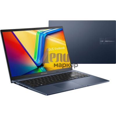 Лаптоп Asus Vivobook M1502YA-BQ018, AMD Ryzen R7-7730U, 15.6 "FHD (1920X1080) 16:9,16GB DDR4 (8 GB on BD),1TB SSD,Backlit Keyboard , NO OS, Quiet Blue
