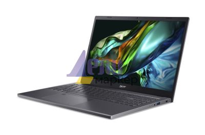 Лаптоп Acer Aspire 5, A515-58M-71NN, Intel Core i7-1355U (1.7GHz up to 5.00GHz, 12MB), 15.6" QHD (2560 x 1440) IPS SlimBezel, 16 GB DDR5, 1024GB PCIe NVMe SSD, Intel UMA, Wifi 802.11AX, BT, HD Cam, KB Backlight, Linux, Gray