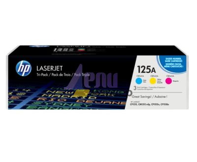 Консуматив HP 125A CYM Tri-Pack LaserJet Toner Cartridge