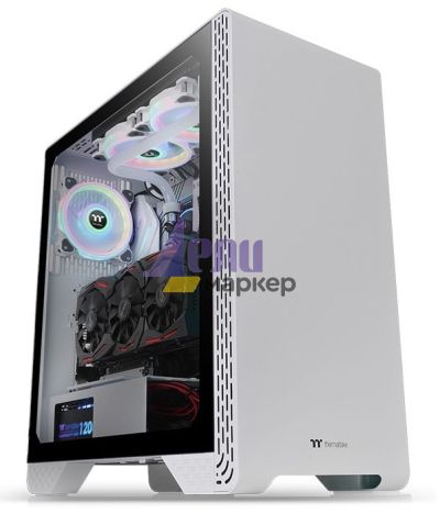 Кутия за компютър Thermaltake S300 TG Snow