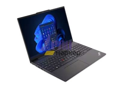 Лаптоп Lenovo ThinkPad E16 G1 Intel Core i7-13700H (up to 5GHz, 24MB), 16GB DDR4 3200MHz, 1TB SSD, 16" WUXGA (1920x1200) IPS AG, Intel Iris Xe Graphics, WLAN, BT, 1080p&IR Cam, Backlit KB, FPR, Graphite Black, DOS, 3Y