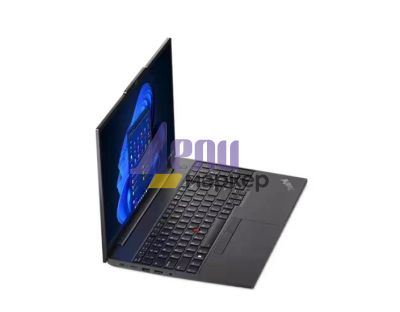 Лаптоп Lenovo ThinkPad E16 G1 AMD Ryzen 7 7730U (2.0GHz up to 4.5GHz, 16MB), 24GB(8+16) DDR4 3200MHz, 1TB SSD, 16" WUXGA (1920x1200) IPS AG, AMD Radeon Graphics, WLAN, BT, 1080p&IR Cam, Backlit KB, FPR, 3 cell, Graphite Black, DOS, 3Y